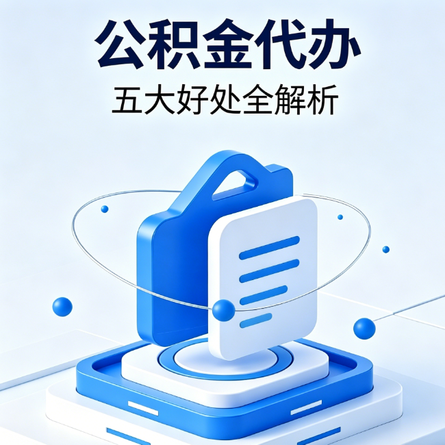 宁波公积金代办到底值不值？这5大好处让你少走弯路